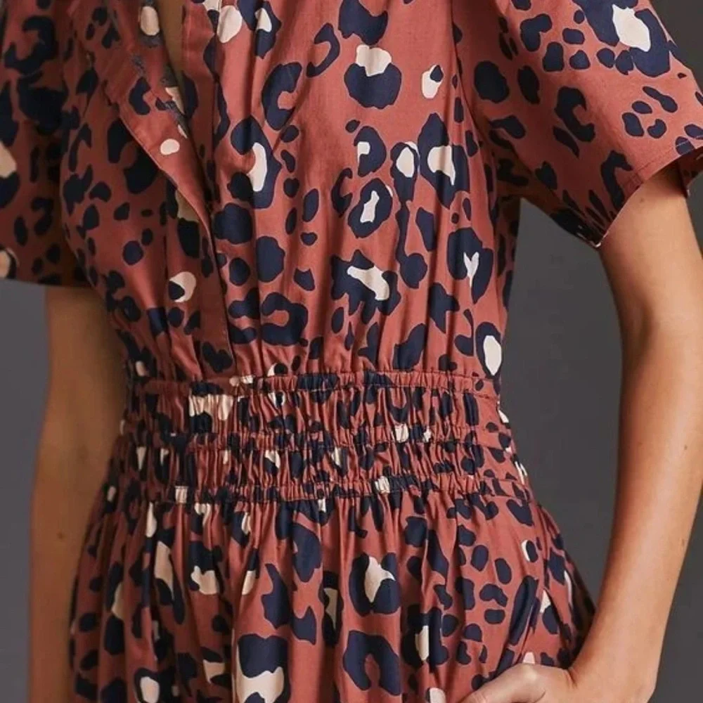 Maeve/Anthropologie Leopard Print Somerset Maxi Dress - Picture 2 of 3